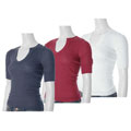 Energie Junior Short-sleeve Waffle Knit Thermal Top