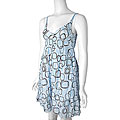 Derek Heart Women's Catalina Print Smocked Dress