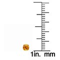 10k Yellow Gold 4 mm Round Citrine Stud Earrings