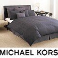 Nicole Miller Sutton Place Charcoal Duvet Cover  (King)