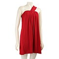 Sangria Women's One Shoulder ITY Dress
