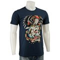 Ed Hardy Men's Navy Short-sleeve Printed T-shirt