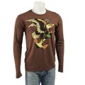 Ed Hardy Men's Brown Flying Eagle T-shirt