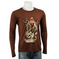 Ed Hardy Men's Premium 'New York City' Skull Shirt