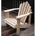 Kids 5-slat Natural Cedar Adirondack Chair
