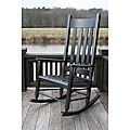 Square Post Slat Back Rocking Chair