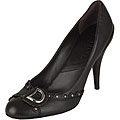 Christian Dior 'Ethnic' Dark Brown Leather Pumps