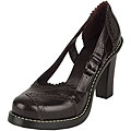 Balenciaga Dark Brown Leather Platform