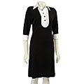 Eliza J Women's 3/4-sleeve Ruffle Front Dress