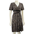 Eliza J Women's Short-sleeve Tie Waist Dress