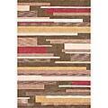 Tufted Ackworth Olive/ Gold Area Rug (5' x 7'6)