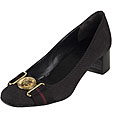 Gucci Logo Crest Jacquard Slip-on Shoe