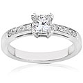 14k White Gold 5/8ct TDW Diamond Engagement Ring (H-I, SI-I1)