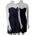 Laundry by Design Short Slinky Strapless Dress