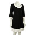 Tiana B Women's 3/4-sleeve Colorblock Dress