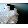 Bowron Sheepskin Minx and Sateen Throw