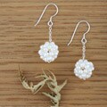 Sterling Silver Princess Pearl Cluster Earrings (USA)