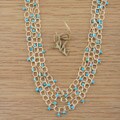14k Goldfill Turquoise Blue Summer Dew Necklace (USA)