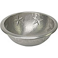 Satin Nickel Star Self-rim Copper Sink