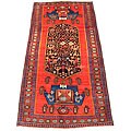 Persian Bidjar Red/ Rust Runner (4'5 x 9'9)