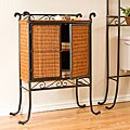 Alma Rattan Bathroom Storage Cabinet