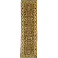 Antiquities Treasure Brown Wool Rug (2'3 x 14')