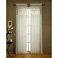 Cheri Solid Bottom Tailored Window Panel (52 in. x 84 in.)