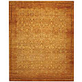 Persian Hand-knotted Majestic Bronze Rug (8' x 10')