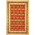 Persian Hand-knotted Tiffany Rust Rug (6' x 9')