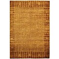Pakistani Hand-knotted Gold Ancestry Rug (4' x 6')
