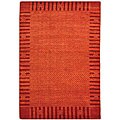 Pakistani Hand-knotted Red Ancestry Rug (3' x 5')