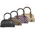 XOXO Monica Jacquard Double Handle Handbag