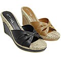Glaze by Adi Women's Faux Cork Sandal Wedge