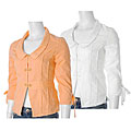 Tulle Los Angeles Women's 3/4-sleeve Cotton Blazer