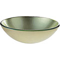 Neon Green Sparkling Glass Vessel Sink