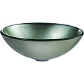 Sparkling Emerald Glass Vessel Sink