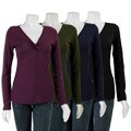 Storm Tees Women's Twist-front Long-sleeve Shirt