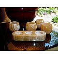 Alabaster Candleholder Set (Egypt)