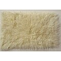 Flokati Natural Wool Rug (2' x 3')