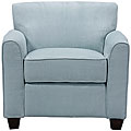Park Ave 8-way Hand-tied Sky Blue Arm Chair