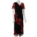Eva Blue Women's Cowl Neck Popover Dress