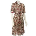 Eva Blue Women's Button-up Shirtdress