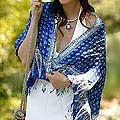Silk 'Awakening' Batik Scarf (Indonesia)