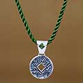 'Lucky Coin' Peridot Necklace (Indonesia)