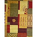 Contempo Wool with Faux Silk Highlights Rug (8' x 10')