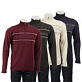 NYNE Men's 1/4 Zip Long-sleeve Striped Sweater
