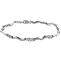 10k White Gold 1/4ct TDW Diamond Bracelet (J-K,I2)