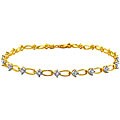 10k Yellow Gold 1/4ct TDW Diamond Bracelet (J-K,I2-I3)