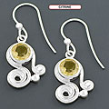 Sterling Silver Gemstone Earrings (India)