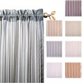 Bellino Stripe Rod Pocket Panel (53 in. x 96 in.)